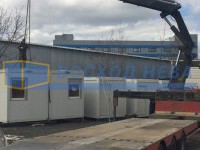Начало работ по монтажу модульного здания под общежитие Заказчика г. Санкт–Петербург, Стрельна